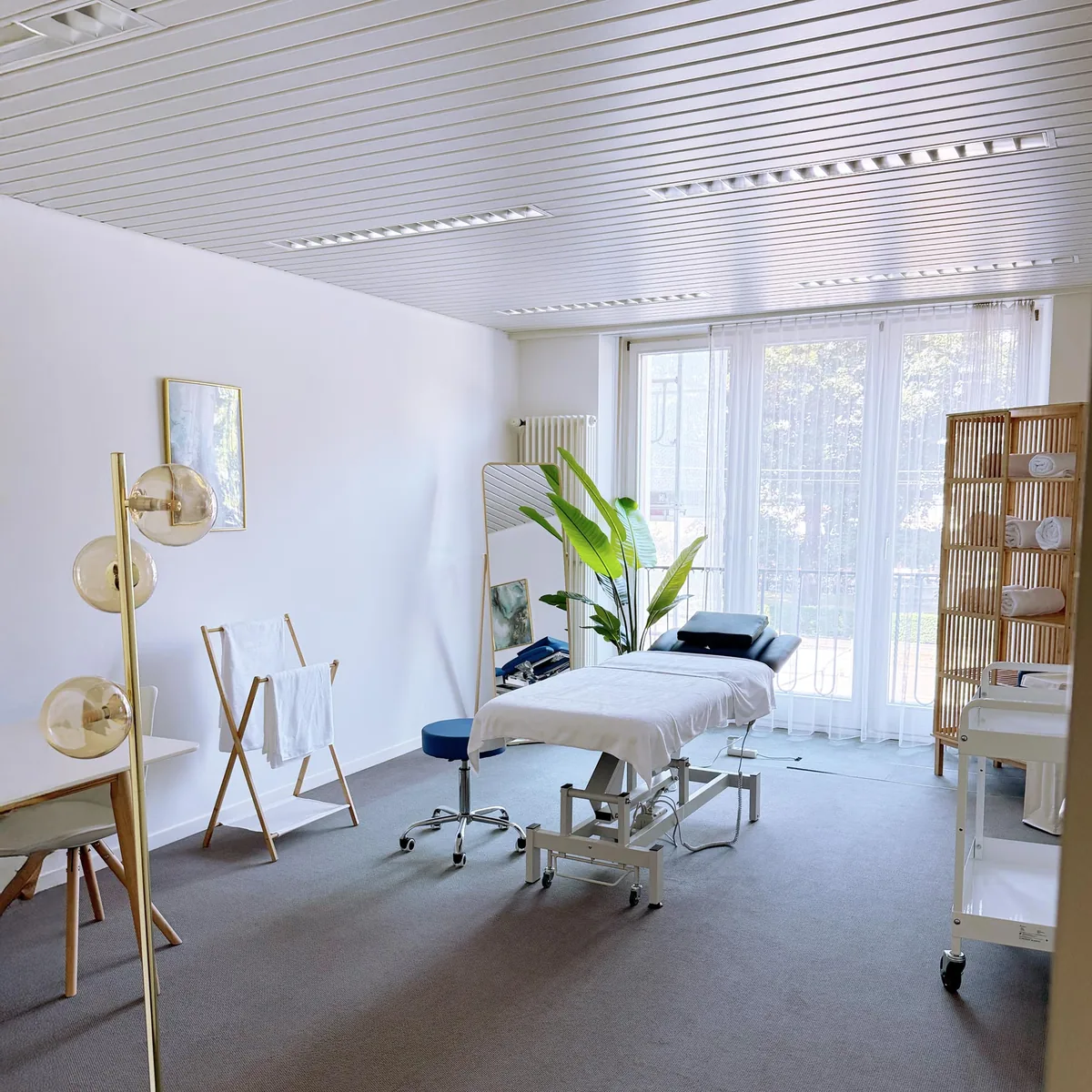 Praxisraum des Massage Zentrum Wohlen